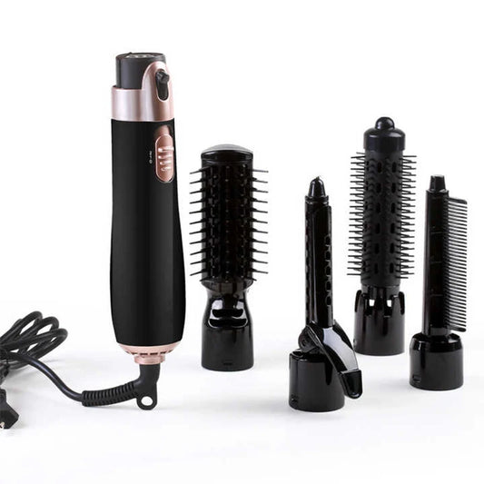 StylePro 4 em 1 – Escova Secadora Profissional com Íons Negativos e Modelador One Step